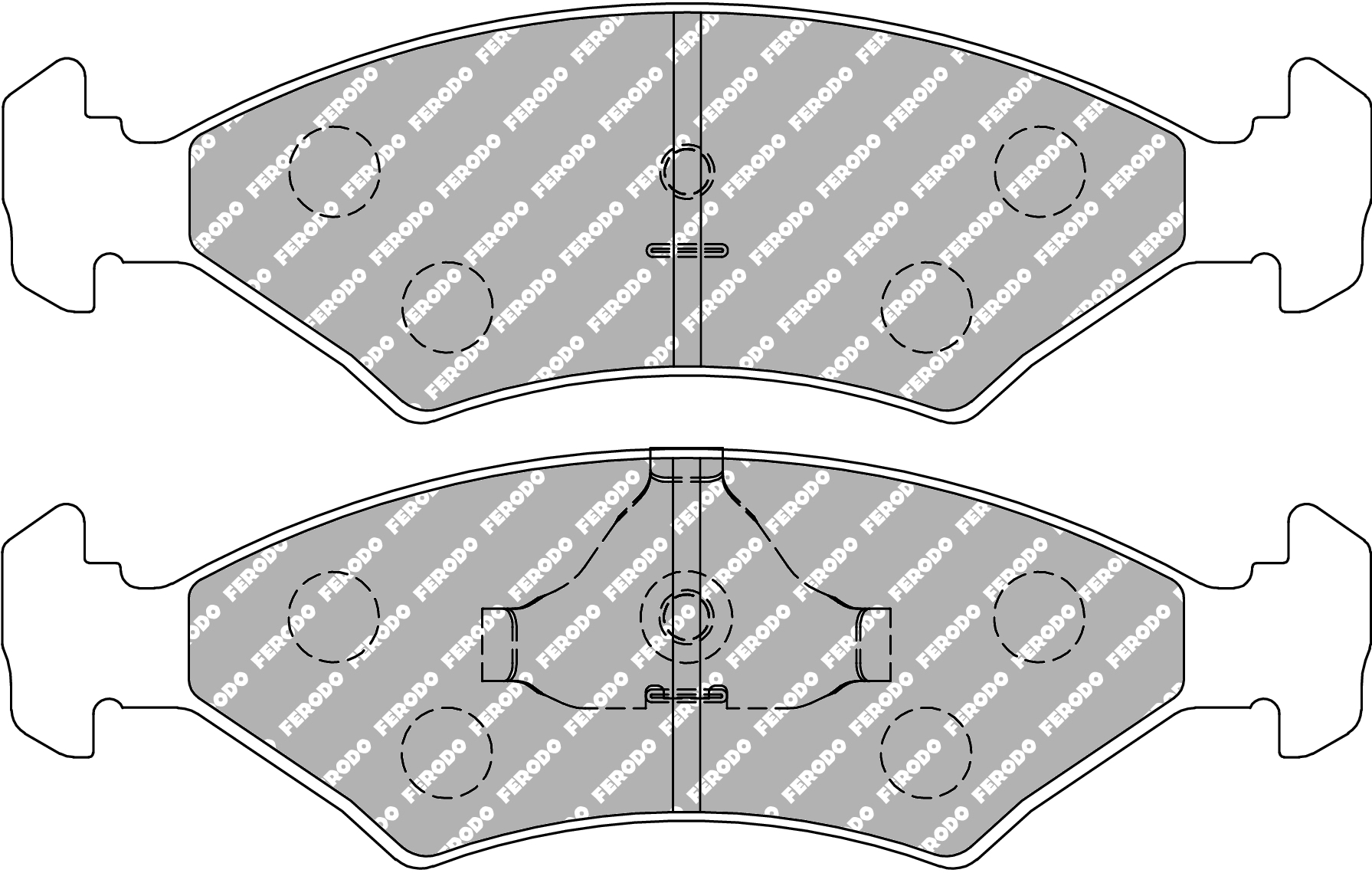 Ferodo FDB4066 PREMIER remblokkenset, schijfrem - (4-delig) - (4 stuks