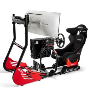 GT-R RIG II (GT-R PRO+FANATEC SIM KIT PRO+R330 LEATHER+PC+KEYBORD+STAND+MONITOR)