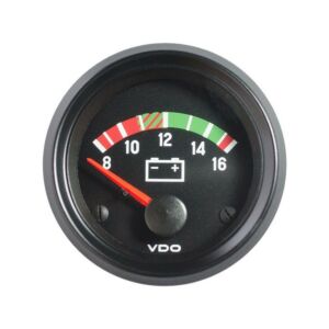 VDO Cockpit International Voltmeter 8-16V 52mm 12V