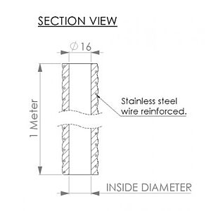 Mega Flex Wire Reinforced - 16MM