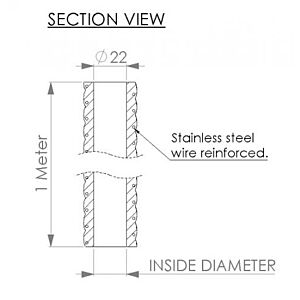 Mega Flex Wire Reinforced - 22MM