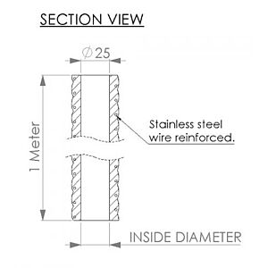 Mega Flex Wire Reinforced - 25MM