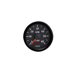 VDO Vision Tachometer 6000RPM W/1 Ø52mm 12V