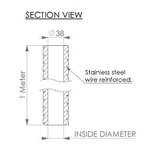 Mega Flex Wire Reinforced - 38MM
