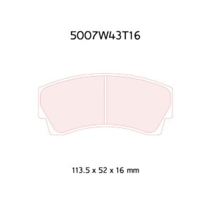 5007W43T16RC5 16mm dik