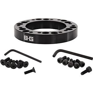 B-G Racing - STEERING WHEEL 12.5mm SPACER-ADAPTOR 6x70 / 6x74 PCD (with screws)