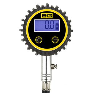 B-G Racing - 2.5" DIGITAL TYRE PRESSURE GAUGE - 0-60 Psi (Bar,Kpa, Kg/Cm)