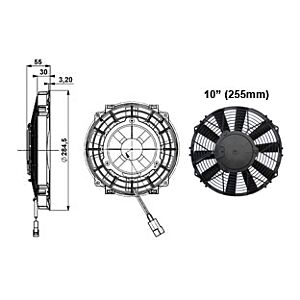 FAN 10" (255mm) SLIMLINE FAN