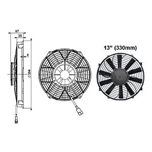 FAN 13" (330mm) HIGH POWER FAN