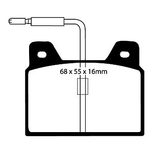 EBC - Redstuff - DP3163C