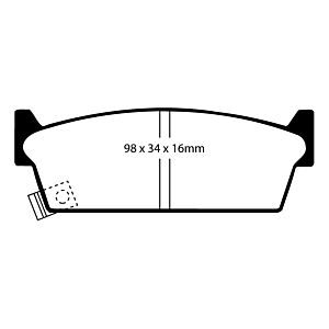 EBC - Yellowstuff - DP4686-2R