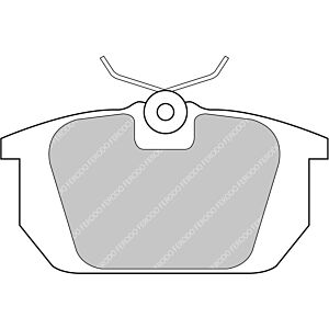 Ferodo - Brake pad set - FCP409R - DS3000