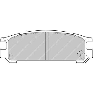 Ferodo - Brake pad set - FCP790H - DS2500