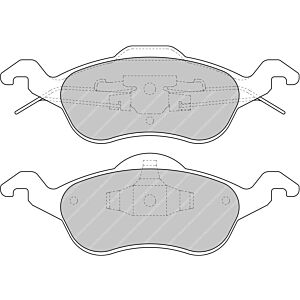 Ferodo - Brake pad set - FDS1318 - Street use