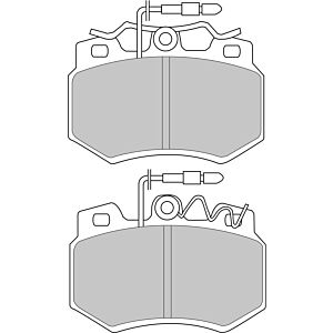 Ferodo - Brake pad set - FDS434