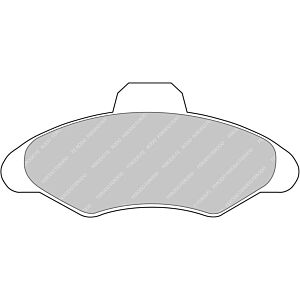 Ferodo - Brake pad set - FDS617 - Street use