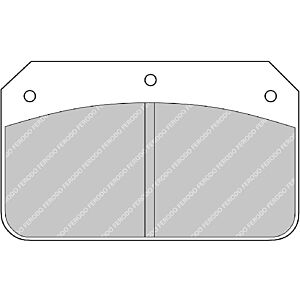 Ferodo - Brake pad set - FRP502R - DS3000