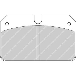 Ferodo - Brake pad set - FRP504Z - DSUNO