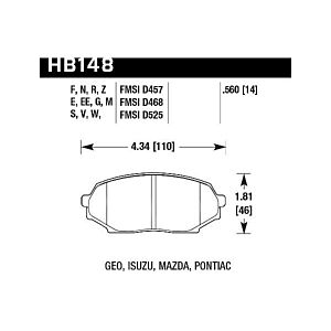 HAWK HT-10 Mazda  Front