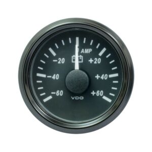 VDO SingleViu  Ampèremeter 60A Zwart  52mm