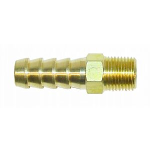 BRASS STRAIGHT FUEL UNION 1/8th NPT silvertop