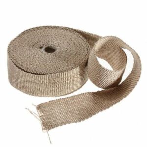 EXHAUST INSULATION TAPE / HEAT WRAP 5CM X 15M BEIGE