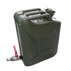 Jerrycan Steel with Ball valve 20 Liter