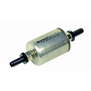 Sytec Motorsport Hi Flow Brandstoffilter met 12mm aansluitingen