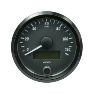 VDO SingleViu Snelheidsmeter 120 Km/h Zwart 80mm