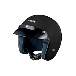 Image of Sparco Club J-1 trackday helm Zwart XS