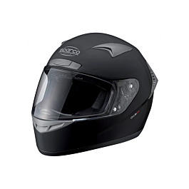 Image of Sparco Club X-1 trackday helm Zwart maat XS