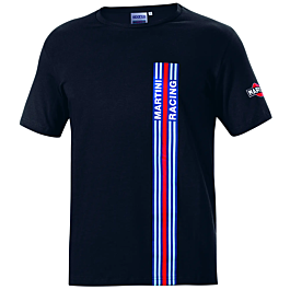 Image of Sparco Martini Racing T-shirt Big Stripes