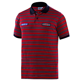 Image of Sparco Martini Racing Polo Replica Striped