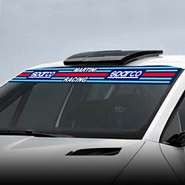 Image of Sparco Martini Racing Front Sun Visor Strip