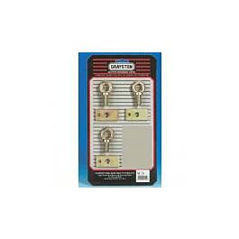 Image of Grayston - COMPETITION SEAT BELT KIT - 3 EYE BOLTS & PLATES