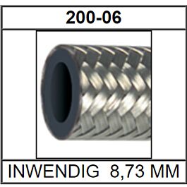 Image of Goodridge 200 HOSE  -06 BRAIDED NITRILE