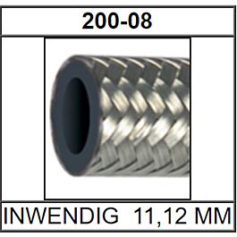 Image of Goodridge 200 HOSE  -08 BRAIDED NITRILE