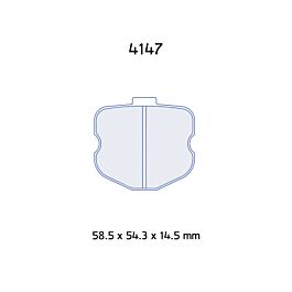 Image of 4147RC6 rear= 8 pads