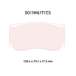 Image of 5011W61T17.5RC6 17mm dik