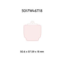 Image of 5017W46T18RC8 1 set=12 pads 18mm dik