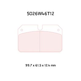 Image of 5026W46T12RC8 12mm dik