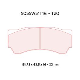 5055W51T16RC6 16mm dik