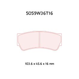 5059W36T16RC6 16mm dik