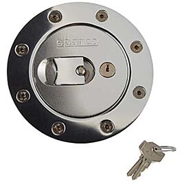 Image of SPARCO Brushed Aluminum Locking Fuel Cap