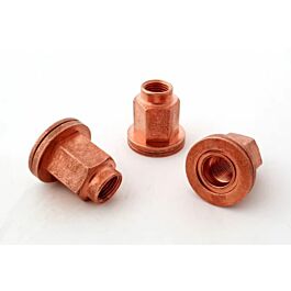 Image of AIT-DADO-3 - M12 X 1.25 Peugeot / Citroen platte zijmoer ex 19mm o.d. 28mm