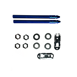 Image of Biesheuvel - Lightweight Hoodpin Slide/Latch Alu set