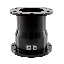 Image of B-G Racing - STEERING WHEEL 80mm SPACER-ADAPTOR 6x70 / 6x74 PCD (with screws)