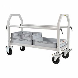 Image of BG - Racing - FOLDING WHEEL & TYRE TROLLEY - POWDER COATED - ALU WHEELS