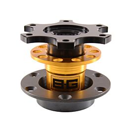 Image of B-G Racing - STEERING WHEEL RACING QUICK RELEASE BOLT ON 6x70mm PCD (with screws)
