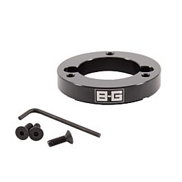 Image of B-G Racing - STEERING WHEEL RACING 15mm ECCENTRIC SPACER 3x50.8mm PCD - 10mm OFFSET